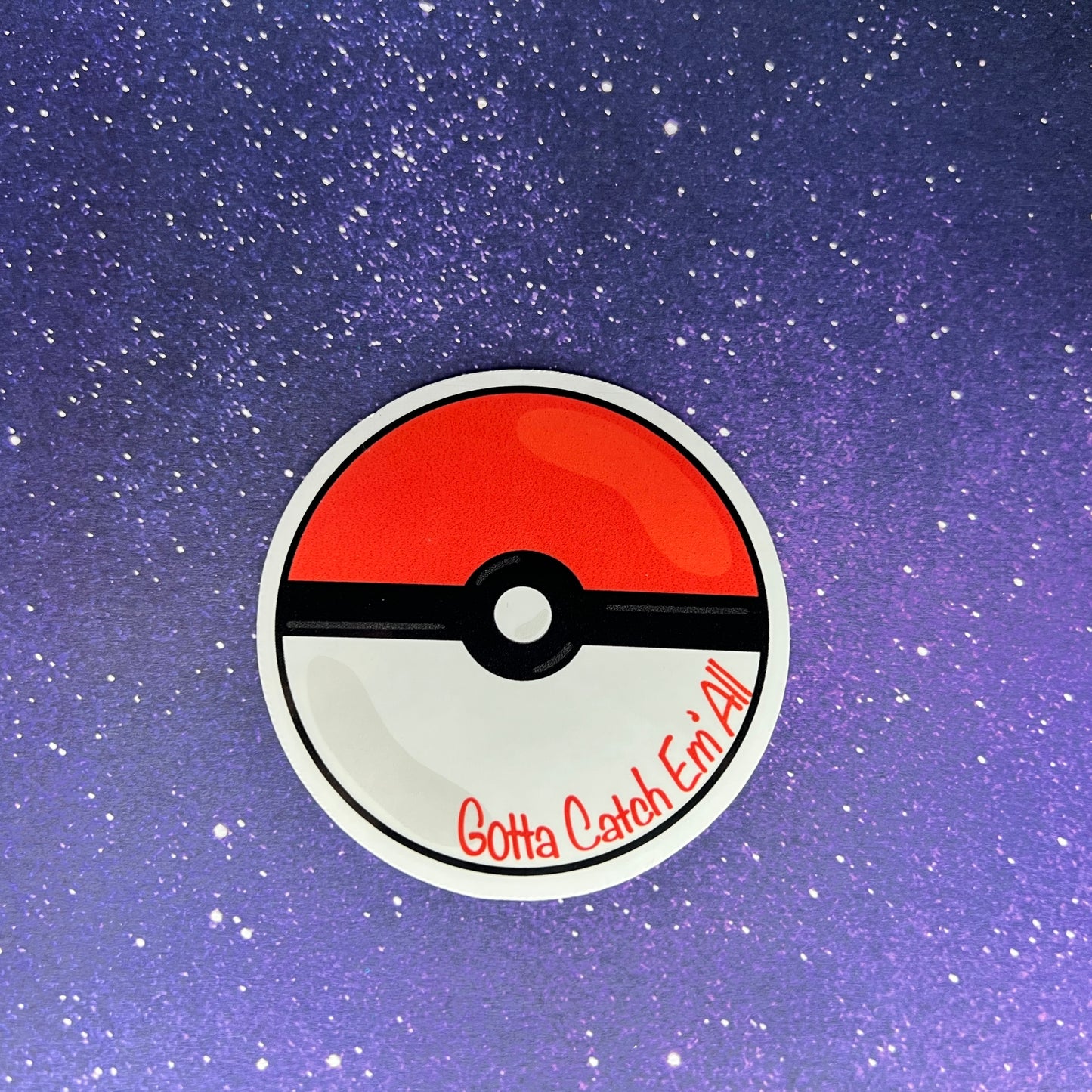 Pokéball Pokémon Water Resistant Sticker