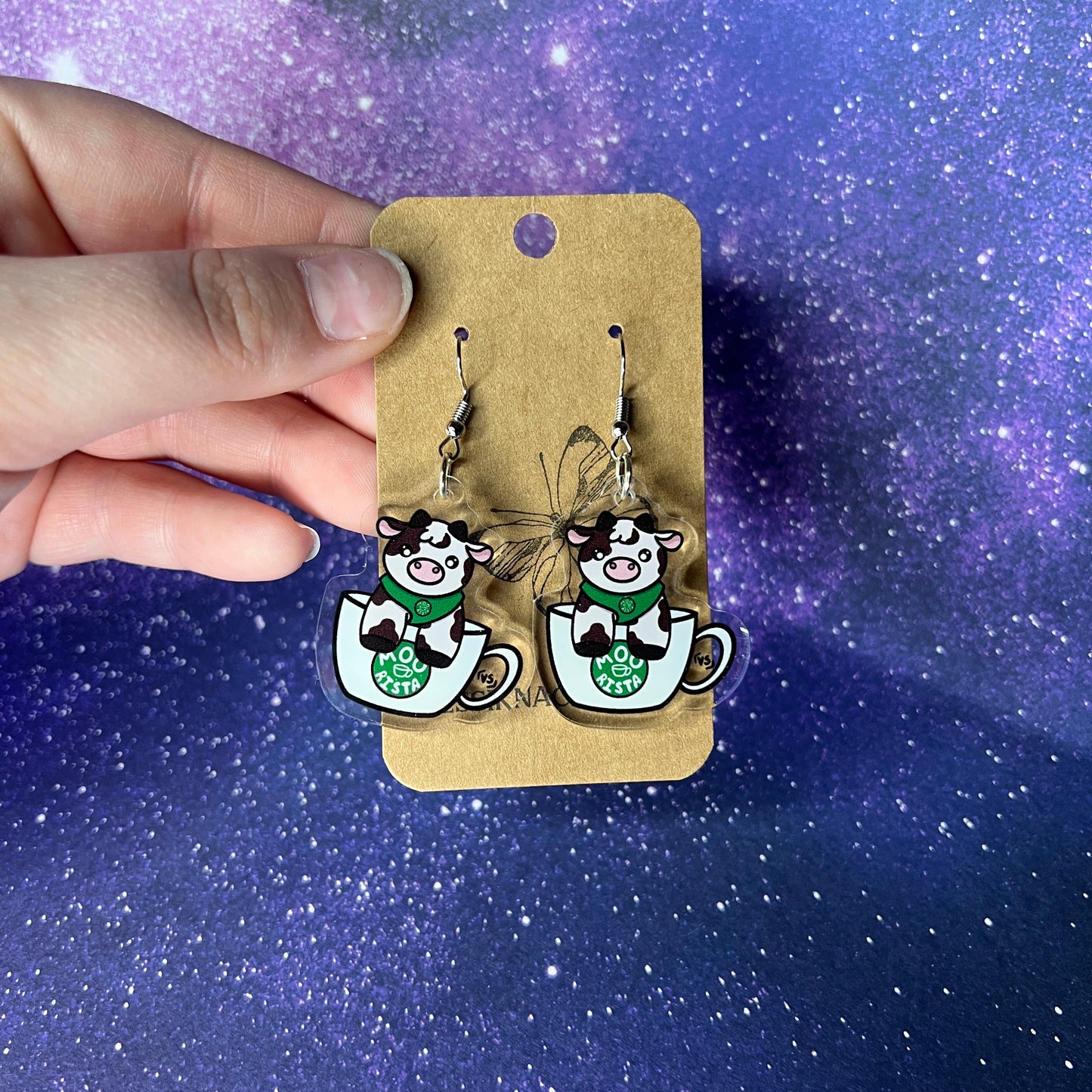 Moorista Acrylic Charm Earrings