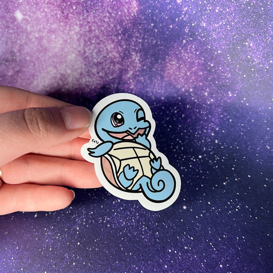 Squirtle Pokémon Water Resistant Sticker