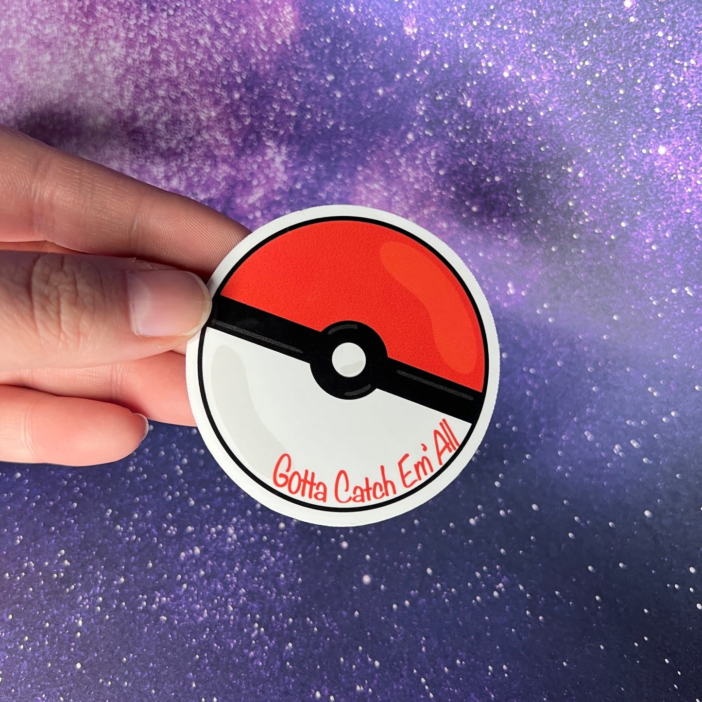 Pokéball Pokémon Water Resistant Sticker