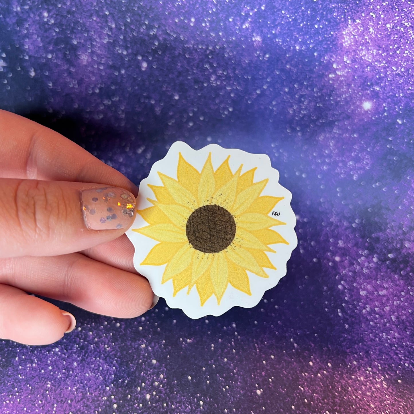 Sunflower Water Resistant Sticker