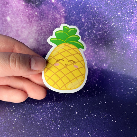 Pineapple Water Resistant Sticker