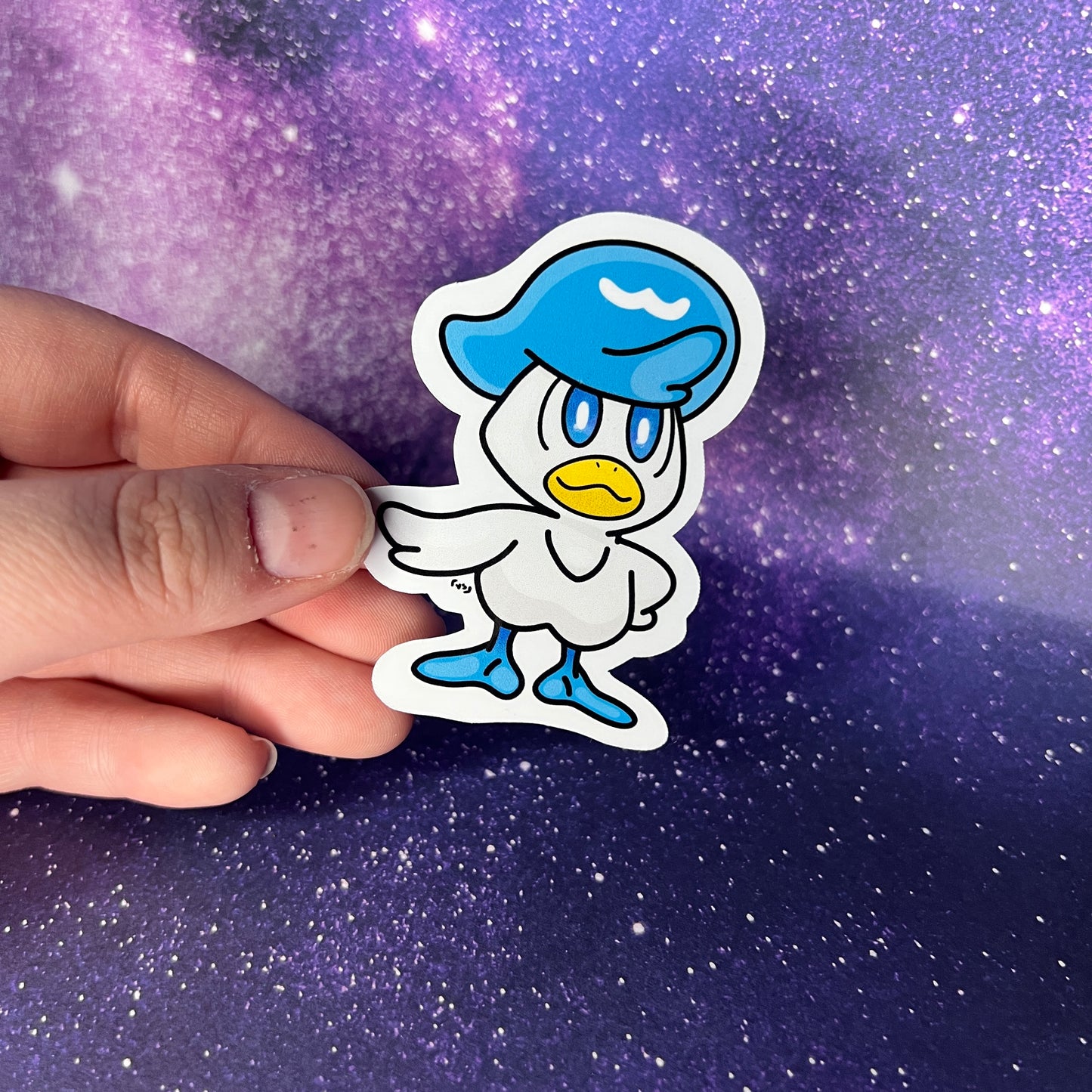 Quaxley Pokémon Water Resistant Sticker