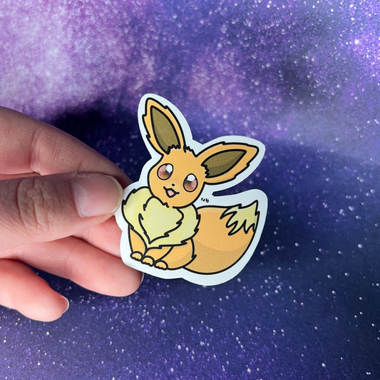 Eevee Pokémon Water Resistant Sticker