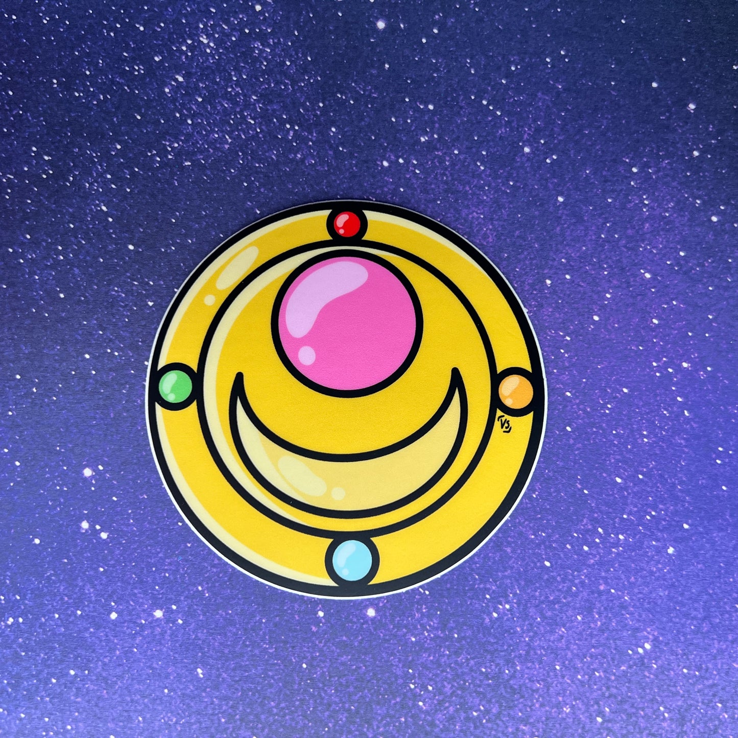 Sailor Moon Broach Waterproof Sticker