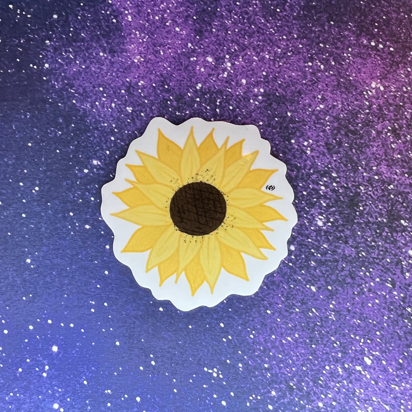 Sunflower Water Resistant Sticker