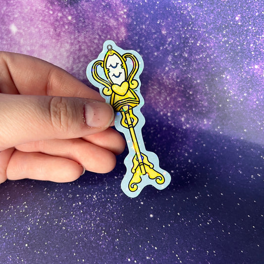 Aquarius Key Fairy Tail Star Holographic Water Resistant Sticker