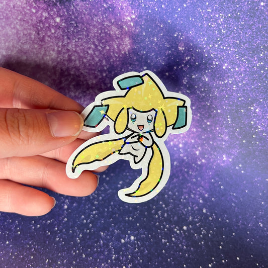 Jirachi Pokémon Water Resistant Sticker