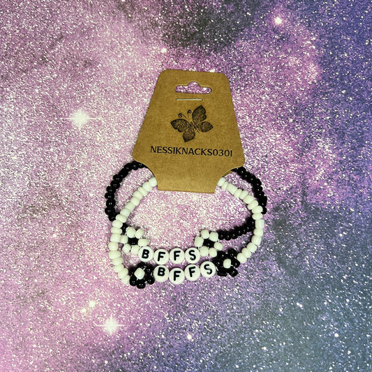 BFF Ying Yang Flower Bracelet Set | Pack of 2 |