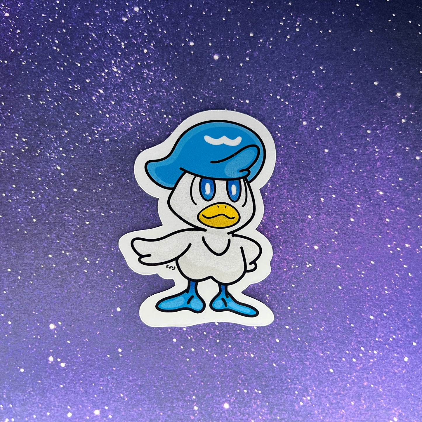 Quaxley Pokémon Water Resistant Sticker