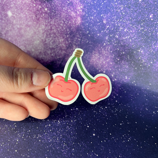 Cherry Water Resistant Sticker