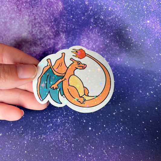 Charizard Pokémon Water Resistant Sticker