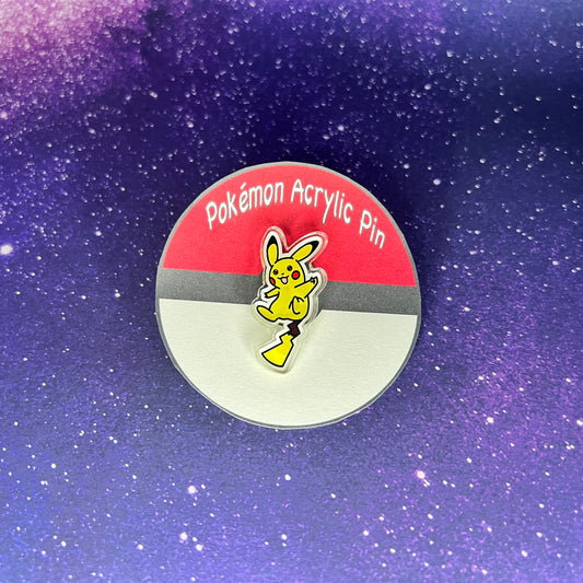 Pikachu Pokémon Acrylic Pin