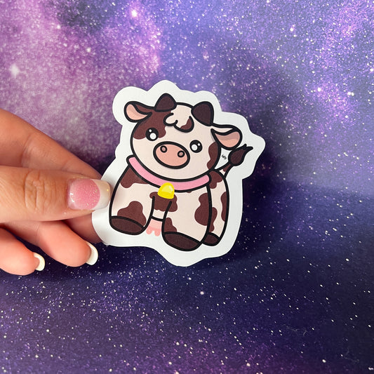 Maribelle the Cow Water Resistant Sticker