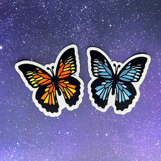 Butterfly Vinyl Waterproof Stickers
