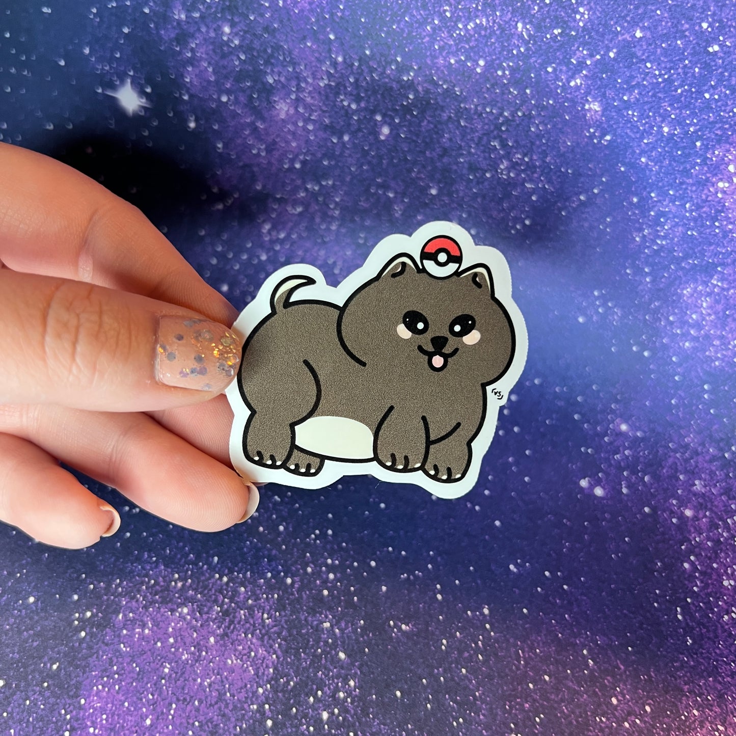 Chunky Shiba Puppy Water Resistant Stickers