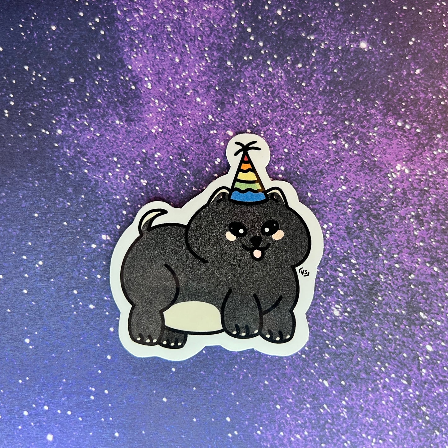 Chunky Shiba Puppy Water Resistant Stickers